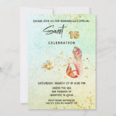 *～SWEET SIXTEENグラデーション16人の人魚誕生会 招待状 (裏面)