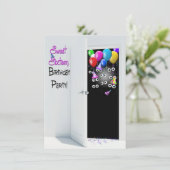 Sweet sixteenサプライズパーティー 招待状 (スタンド正面)