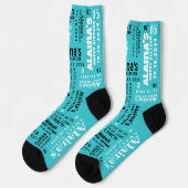 Sweet sixteenダンスフロア誕生日テイクホームギフト ソックス (左)