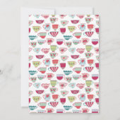 Sweet sixteenティーパーティー誕生日招待状 招待状 (裏面)