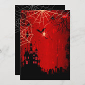 Sweet sixteenハロウィーン誕生祝い 招待状 (正面/裏面)