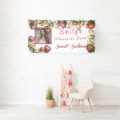 Sweet sixteenハワイアンルアウ（ハワイ式宴会）熱帯花 横断幕 (インサイチュ)