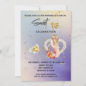 *～*SWEET SIXTEENハートMermaid Parl 16誕生日 招待状 (裏面)