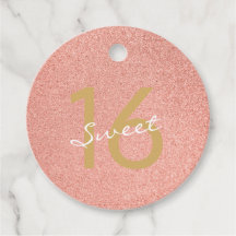 Sweet sixteenバラ金ゴールドゴールデンホワイト手書き