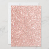 Sweet sixteenバラ金ゴールド光 招待状 (裏面)