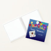 Sweet sixteenバルーンとバナーのゲストブック ノートブック (内部)