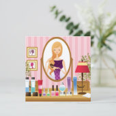 Sweet sixteenバースデーパーティ招待状 招待状 (スタンド正面)