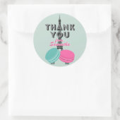 Sweet sixteenパリサンキュー誕生日シール ラウンドシール (バッグ)