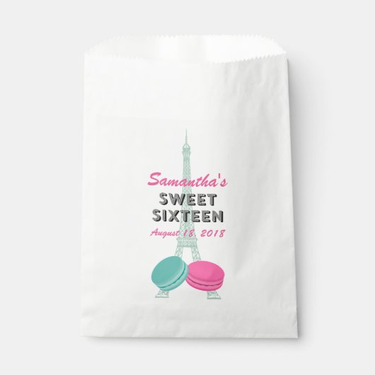 Sweet sixteenパリ誕生日トリートお気に入りバッグ フェイバーバッグ (正面)