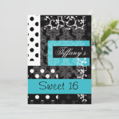 Sweet sixteenパーティの招待状 招待状 (スタンド正面)