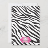 sweet sixteenパーティの招待状 招待状 (裏面)