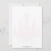 Sweet sixteenパーティの招待状 招待状 (裏面)