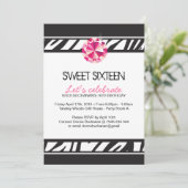 sweet sixteenパーティの招待状 招待状 (スタンド正面)