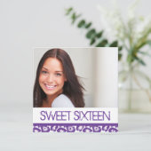 Sweet sixteenパーティの招待状 招待状 (スタンド正面)
