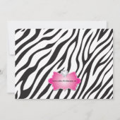 Sweet sixteenパーティの招待状 招待状 (裏面)