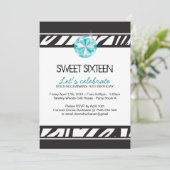 sweet sixteenパーティの招待状 招待状 (スタンド正面)