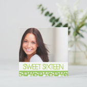sweet sixteenパーティの招待状 招待状 (スタンド正面)