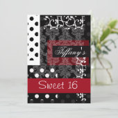 Sweet sixteenパーティの招待状 招待状 (スタンド正面)