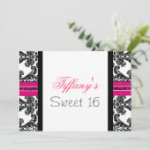 Sweet sixteenパーティの招待状 招待状 (スタンド正面)