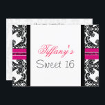 Sweet sixteenパーティの招待状 招待状<br><div class="desc">トレンディーsweet sixteenパーティの招待状、簡単にカスタマイズ可能なカッコいいお尻とクリック!カスタマイズ! "it"追加オプションの追加、変更、削除、サイズ変更、再着色、再スタイリング、文字とイメージ</div>