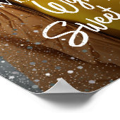 Sweet sixteenパーティーウェルカムサインと写真 ポスター (角)