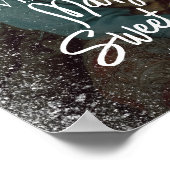 Sweet sixteenパーティーウェルカムサインと写真 ポスター (角)