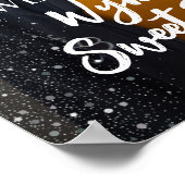 Sweet sixteenパーティーウェルカムサインと写真 ポスター (角)