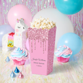 sweet sixteenピンクのキラキラの滴るグリッター フェイバーボックス