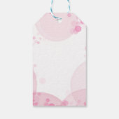 Sweet sixteenピンクパリエッフェルタワーありがとう ギフトタグ (裏面)