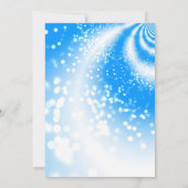 Sweet sixteenピンクプリンセスガウン 招待状 (裏面)