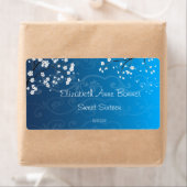 Sweet sixteenブルーウォーターボトルラベル ラベル (インサイチュ)