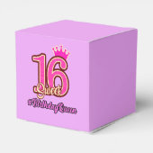 Sweet sixteenプリンセスクラウン16誕生日クイーン フェイバーボックス (裏面サイド)