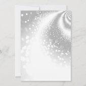 Sweet sixteenホワイトプリンセスガウン 招待状 (裏面)