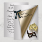 Sweet sixteenマスカレードパーティー 招待状 (正面/裏面)