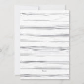 Sweet sixteenモダンシンプル誕生日パーティー 招待状 (裏面)