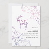 Sweet sixteenモダン等生誕会 招待状 (正面)