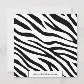 Sweet sixteen仮装パーティの招待状 招待状 (裏面)