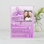 SWEET SIXTEEN仮装招待状 招待状 (スタンド正面)