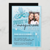 SWEET SIXTEEN仮装招待状 招待状 (正面/裏面)