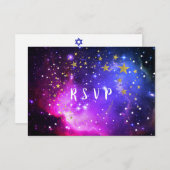 Sweet sixteen夕べアンダーザスターズ宇宙星雲 出欠カード (正面/裏面)