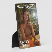 Sweet sixteen娘誕生日写真誌 フォトプラーク (側面)