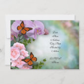 Sweet sixteen招待状蝶花 招待状 (裏面)