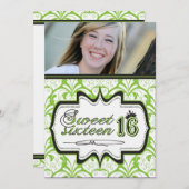 sweet sixteen招待状 – カスタマイズ可能 招待状 (正面/裏面)