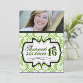sweet sixteen招待状 – カスタマイズ可能 招待状 (スタンド正面)