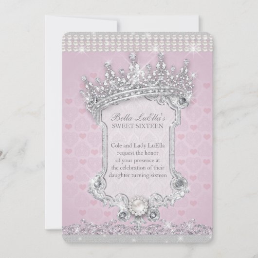 Sweet sixteen招待状、ミス·クリンス·アノス 招待状 (正面)