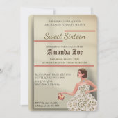 Sweet sixteen招待状 招待状 (正面)