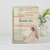 Sweet sixteen招待状 招待状 (スタンド正面)