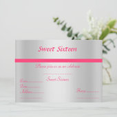 Sweet sixteen招待銀 招待状 (スタンド正面)