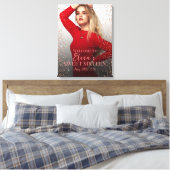 Sweet sixteen歓迎サインとキャンバス上の写真 キャンバスプリント (インサイチュ (寝室))