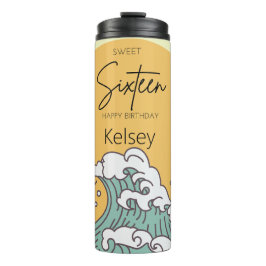 Sweet sixteen波(Sun Monogram Name) タンブラー